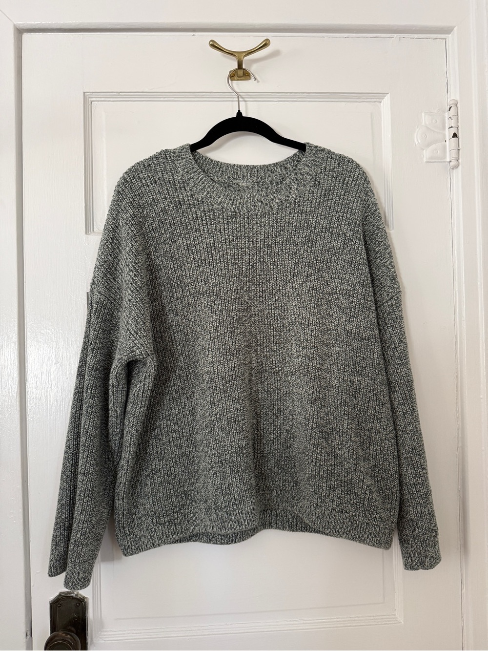 Loft Marled Blue Green Sweater